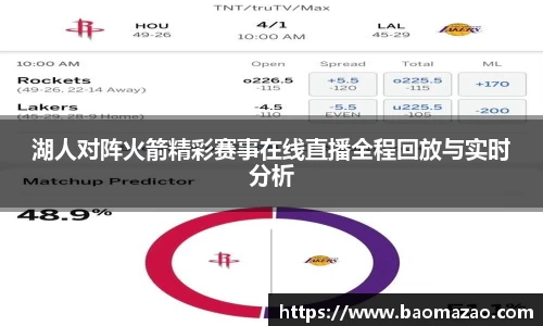 湖人对阵火箭精彩赛事在线直播全程回放与实时分析